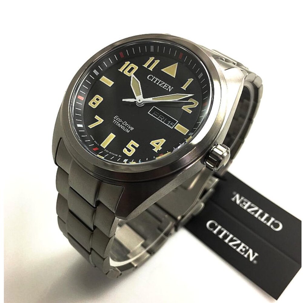Men's Citizen 42mm Eco Super Titanium Solar Power Watch
